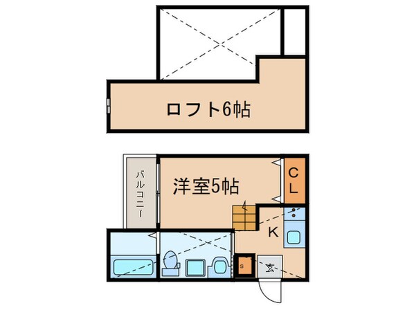 リーフコート桃山の物件間取画像